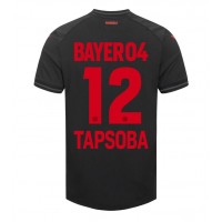 Bayer Leverkusen Edmond Tapsoba #12 Hjemmebanetrøje 2023-24 Kortærmet